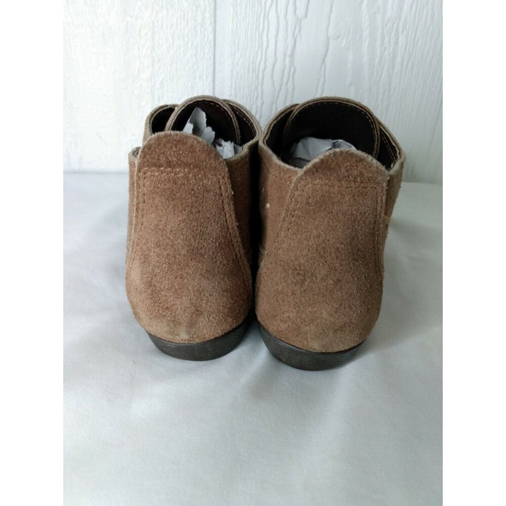 Minnetonka Women's Chukka Moccasins  Light Brown Suede Ankle Bootie Sz 5.5 - Picture 4 of 9